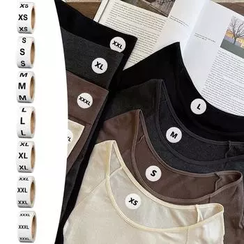 Этикетки для товаров шириной 1 дюйм, 1 рулон/500 шт., круглые этикетки M