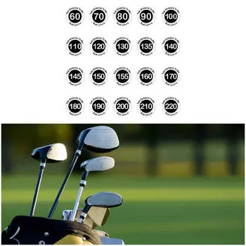 Этикетки с названием гольф-клуба для игроков в гольф белый