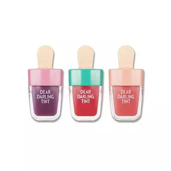 [ЭТЮД] Dear Darling Water Gel Tint_Ice Cream PK004 Red Bean Red
