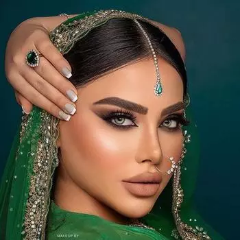 Этническая фэн-шуй капельная цепочка на лоб Forer буксировка невесты ювелирные изделия женские Emiers лоб еда кулон головные уборы серебряный