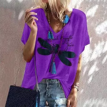 Этническая футболка с 3d принтом перьев, женская модная футболка, винтажные топы, футболки, женская футболка Harajuku с v-образным вырезом, Camisetas Femme 5XL