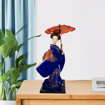 Этнические японские куклы гейши, азиатская кукла, статуэтка леди для украшения стола Style B