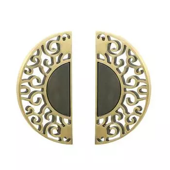 Пара латунных дверных ручек 15,24 см, дверные ручки для главной двери, ручки для гардероба, дверные ручки для стеклянных дверей, стандартная упаковка из 2 шт.