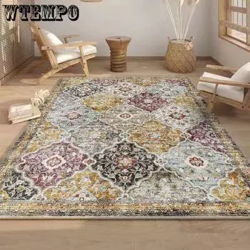 Этнический скандинавский ретро-богемский ковер для гостиной, журнального столика, дивана, спальни, прикроватной тумбочки, домашнего ковра 80 * 120CM