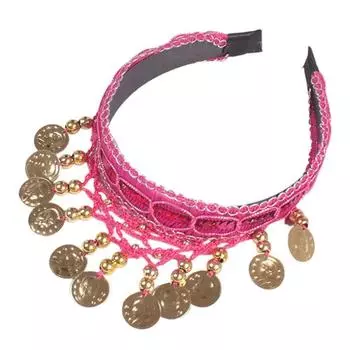 Этнический стиль Блестки Голова Цепочка Головные аксессуары Головной обруч Темперамент Танец живота Повязка для волос Племенной зелёный