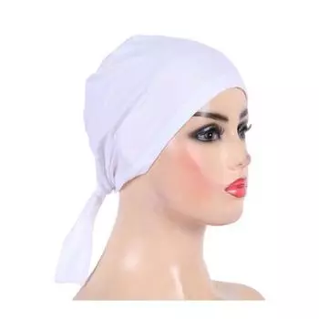 Этнический стиль Цилиндр Однотонный Дизайн с узлом Дышащий Легкий Шляпа-бандана Головной убор для активного отдыха