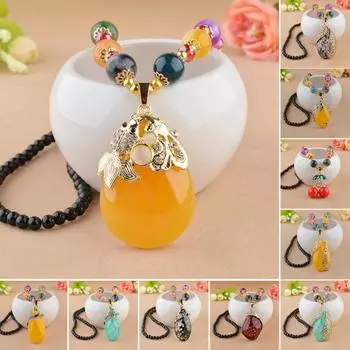 Этнический стиль, имитация пчелиного воска ручной работы, блестящая тонкая текстура, нарядная неувядающая ретро бусина B