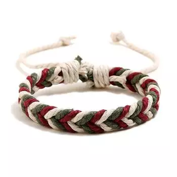Этнический стиль, красочная плетенная веревка, регулируемый браслет ручной работы, браслеты из пеньковой веревки, браслеты для пары, простые ювелирные изделия, подарок as the picture