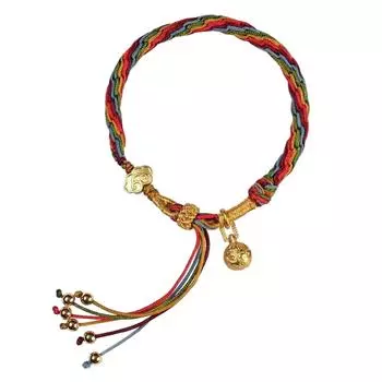 Этнический стиль Красочные плетеные браслеты Нежные универсальные аксессуары для рук для пар Браслеты на руку Веревка для семьи Подарок