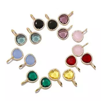 Этнический стиль Прозрачный Кристалл Геометрическая Треугольная Форма Темперамент Серьги Крючок Для Ушей