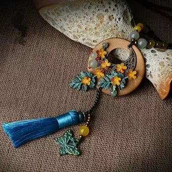 Этнический свитер, кулон, ожерелье для женщин, ожерелье с кисточками и бабочкой, длинная цепочка, модные украшения