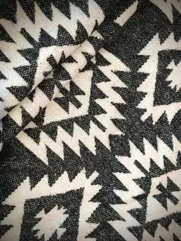 Этнический жаккард Плотная ткань Хлопковый материал Обрезки национального узора Ortega Материалы для рукоделия Товары для рукоделия Сумки ручной работы Аксессуары Изготовление работ и