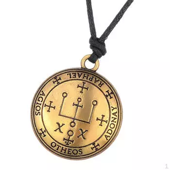 Этническое религиозное круглое ожерелье с подвеской викингов, тайна, скандинавский ювелирный подарок