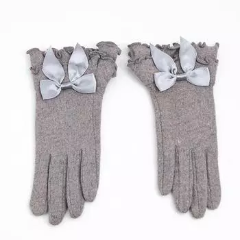 Это милый и нежный стиль женских перчаток-бантов из шерсти и пряжи. Модный наряд, который хорошо сочетается с перчатками с полными пальцами. one size