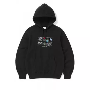 Это никогда не это Наклейка Толстовка Черный S