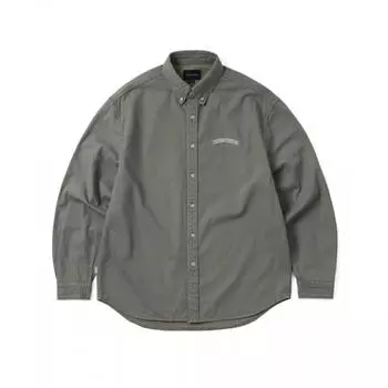 Это никогда не было Precibed Denim Shirt Grey M