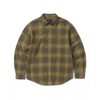 Это никогда не та фланелевая рубашка в клетку Оливковая S