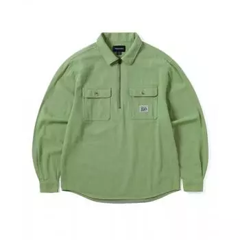 Это никогда не та рубашка с застежкой-молнией на половину длины зеленая S