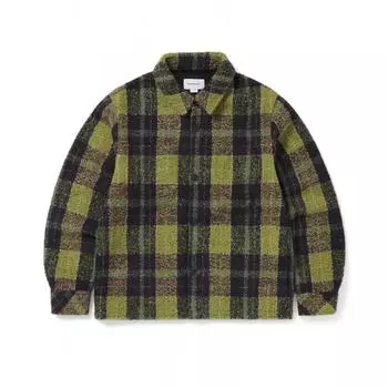 Это никогда не та рубашка в клетку «Букле» Оливковая S