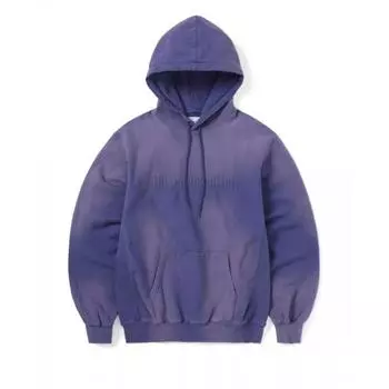 Это никогда не так, выцветшая толстовка с капюшоном, фиолетовая S