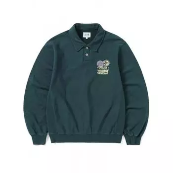 Это никогда не Tnt Felix воротник толстовка Морской зеленый S