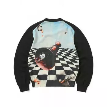 Это никогда не тот шахматный кардиган на молнии черный S