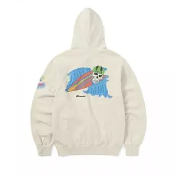 Это никогда не тот Skull Surfing Hoodie Natural S