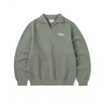 Это никогда не тот свитшот с открытым воротником светло-оливковый S