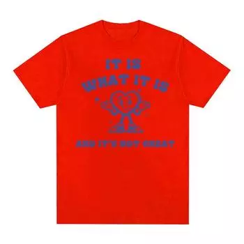 Это то, что есть, но это не здорово, забавная футболка с мемами, мужские и женские повседневные хлопковые футболки большого размера, милая футболка с круглым вырезом, одежда
