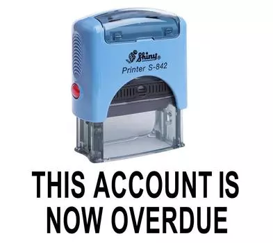 ЭТОТ АККАУНТ ПРОДОЛЖЕН Impression Area 14 mm x 38 mm чёрный