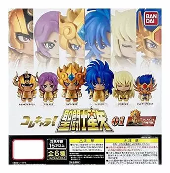 Этот персонаж Saint Seiya 01 из 6 типов Gacha Gacha Capsule Toy! [Набор (полный полный)]