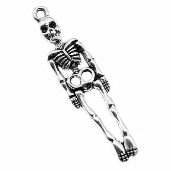 Jewellery Making Supplies Skull Charms Crafts Phone Pendant 10pcs