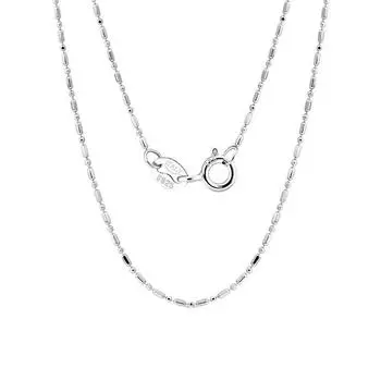 Jewellery S925 Sterling Silver Drop Necklace Single Chain Ladies Matching Chain