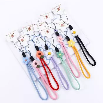Jewelry Anti Lost Wrist Hand Lanyard Phone Hanging Rope Mobile Phone Lanyard Flowers Phone Strap 02