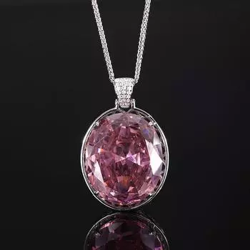 Jewelry Bird S Nest Cut Retro Large Egg Pendant Necklace Main Stone 25 * 30