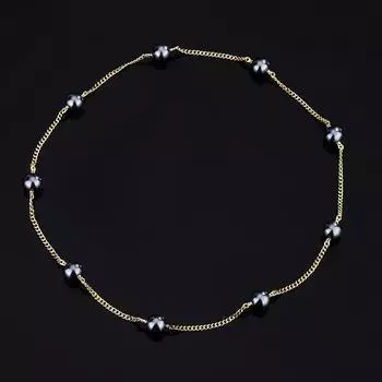 Jewelry Copper Bottom Gold Plated Pearl Necklace Women S Pendant 14Mm