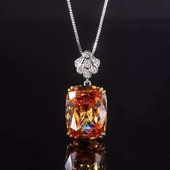 Jewelry Copper Bottom Gold-Plated Simulation Bird S Nest Cut Color Treasure Color Simple Temperament Pendant 15 * 20