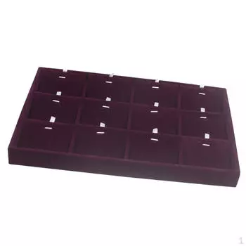 Jewelry Display Box with Elegant Insert Cards 12 Sots