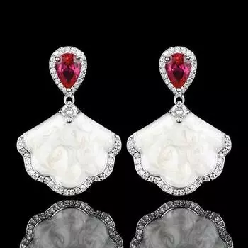 Jewelry Earrings Jewelry Xiaoxiangfeng Flower Fritillary Women S Niche Light Luxury High-End Versatile Fashion