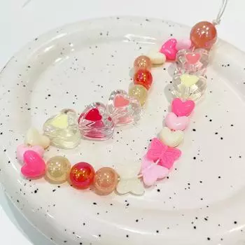 Jewelry Making Butterfly Loose Beads Jewelry Accessories Necklace Acrylic 100PCS 10.8*12.4mm Earrings DIY Fashion Bracelets зелёный