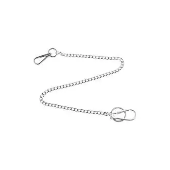 Jewelry Metal Street Long Chains Stainless Steel Key Chains Trousers Chains Belt Chain Wallet Chain серебряный