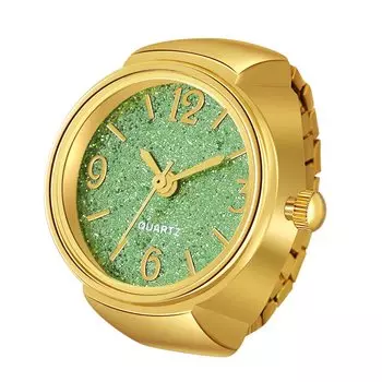 JEWELRYWE Ring Watch Antique Ring Watch White Day Present Ring Watch Free Size Waterproof Ladies Analog Gold Birthday Anniversary Valentine s Day Gold