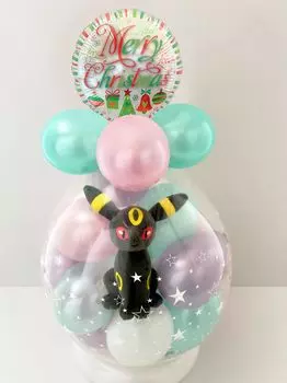 Эволюционная упаковка воздушных шаров Eevee, рождественская мягкая игрушка, подарок, украшение (Блэки)