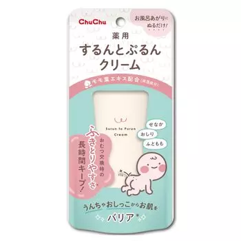 JEX ChuChu Лечебный крем от солнца и пуруна 30 г. Влажные салфетки для мочи Увлажняющий крем для длительного использования при смене подгузников с экстрактом персика Сделано в Японии Квази-лекарство