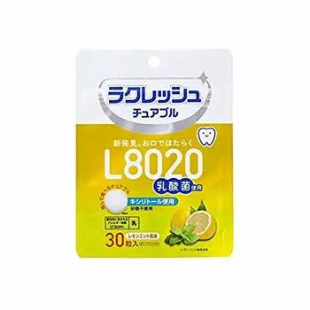 JEX L8020 Молочнокислые бактерии Lacreche, жевательные, со вкусом лимона и мяты, 30 дней запаса x 30 x набор из 5 штук [Распродажа набора] Прибл.. (Таблетки 1000 мг)