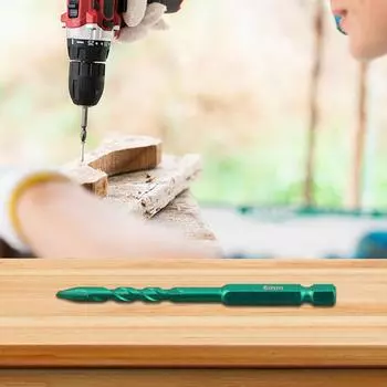 Эксцентриковое сверло для стеклянной плитки с треугольной ручкой, высокая твердость, длина