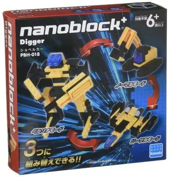 Экскаватор Nanoblock Plus PBH-018