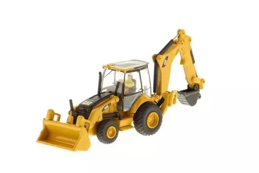 Экскаватор-погрузчик CAT 450E 1/87 жёлтый