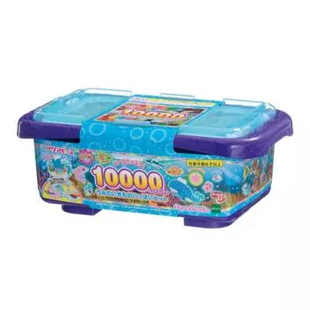 [Эксклюзив на Amazon.co.jp] Пластиковые бусины EPOCH Aqua, контейнер на 10 000 бусин, полный набор морских существ с бусинами в виде звезд