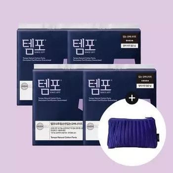 [Эксклюзив OY] Tempo Wearing Overnight, 5 шт. * Специальный комплект из 4 шт. (+ Плиссированная сумка бесплатно),Корейские женские товары